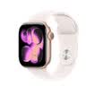 Apple/苹果 Watch S11 智能手表GPS+蜂窝款46毫米玫瑰金色铝金属表壳淡桃粉色运动型表带M/L MFDH4CH/B 实拍图