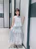 女童连衣裙夏季2026新款儿童夏装蛋糕裙套装女大童公主裙子两件套 蓝色套装【上衣+半身裙】 140 实拍图