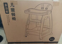 XUM肯德基婴儿餐椅同款宝宝多功能座椅儿童高度可调成长吃饭餐桌椅 青色+双餐盘+刹车轮+坐垫+置物兜 实拍图