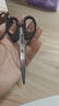 剪刀家用办公用小型便携式剪子儿童diy手工剪快递剪钓鱼剪刀14cm 不锈钢剪刀黑色中号【1把】 实拍图