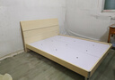 全友家居 现代简约原木风主卧室床1.5米x2米小户型双人家用高脚床 实拍图