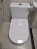 九牧（JOMOO）11383-2-1/31KB-1家用虹吸抗菌双漩坐便器大冲力节水马桶305坑距 实拍图