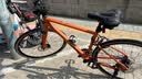 百琦F1平把公路车城市自行车成年人入门变速车内置车灯镁合金轮组车圈 微醺橙 M码  适合身高：1.69-1.76M 实拍图