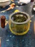 雅集玻璃公道杯带不锈钢过滤茶漏网套装木把荷花金银烧分茶器360ml 晒单实拍图