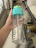 乐扣乐扣（LOCK&LOCK）儿童水杯甜甜圈吸管杯tritan材质学生户外拎手背带杯子460ml绿 实拍图