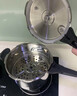 适用苏泊尔高压锅304不锈钢蒸煮双层家用银河星防爆压力锅YS24E 22CM6升带蒸格适合3-4人YS22E 实拍图