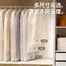 禧天龙衣服防尘罩挂衣袋挂式家用长款大衣羽绒服防尘袋 特大号 5个装 实拍图