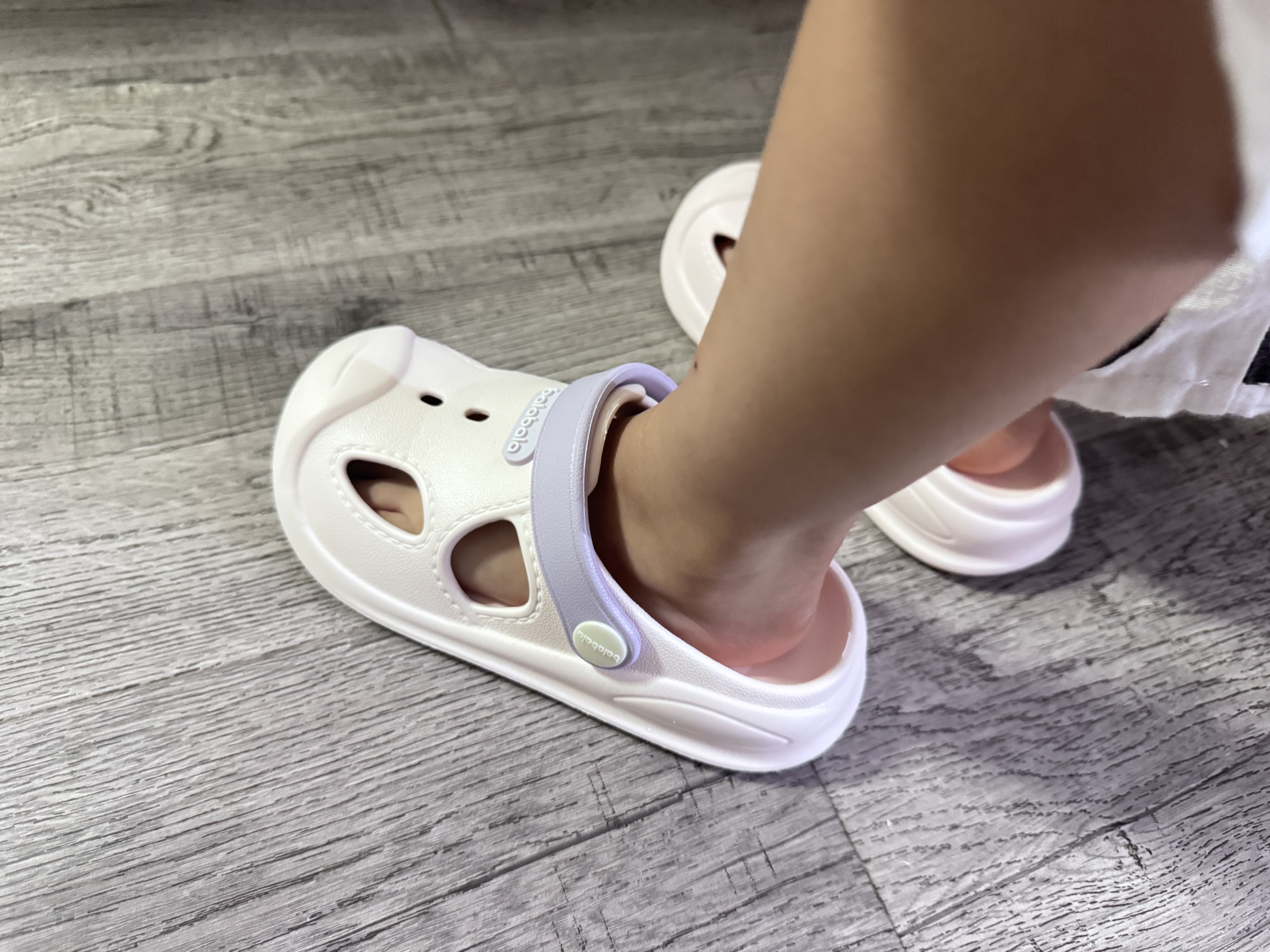 巴拉巴拉儿童洞洞鞋夏季沙滩鞋宝宝幼儿拖鞋3-6岁男童室内洗澡凉拖鞋女孩 实拍图