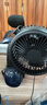 得力【行业TOP1-热销100W+】桌面usb风扇小型电风扇学生宿舍办公室工位寝室床头轻音小风扇-LK220黑 实拍图
