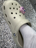 卡骆驰（CROCS）檀健次同款经典洞洞鞋轻便百搭女沙滩鞋包头拖鞋男鞋|10001 骨白色-2Y2(含智必星) 39 (240mm) 实拍图