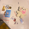 荟成 小清新书包女初中生高中生韩版小学生三到五六年级大容量双肩包 黑色细肩带+徽章4枚+可爱熊挂件 实拍图
