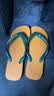 havaianas哈唯纳Brasil Logo巴西元素夹脚人字拖夏情侣拖鞋 1740-流行黄色 39-40 巴西码 实拍图