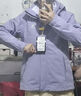 骆驼（CAMEL）三防冲锋衣户外登山服防水防风防污三合一保暖时尚运动外套 A9W114120-1X 丁香紫，女款 M 实拍图