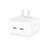 Apple/苹果 35W双口-横向 type-c充电器充电头多口原装 旗舰店苹果iPhone17 Pro Max/iPad/Mac充电器 实拍图