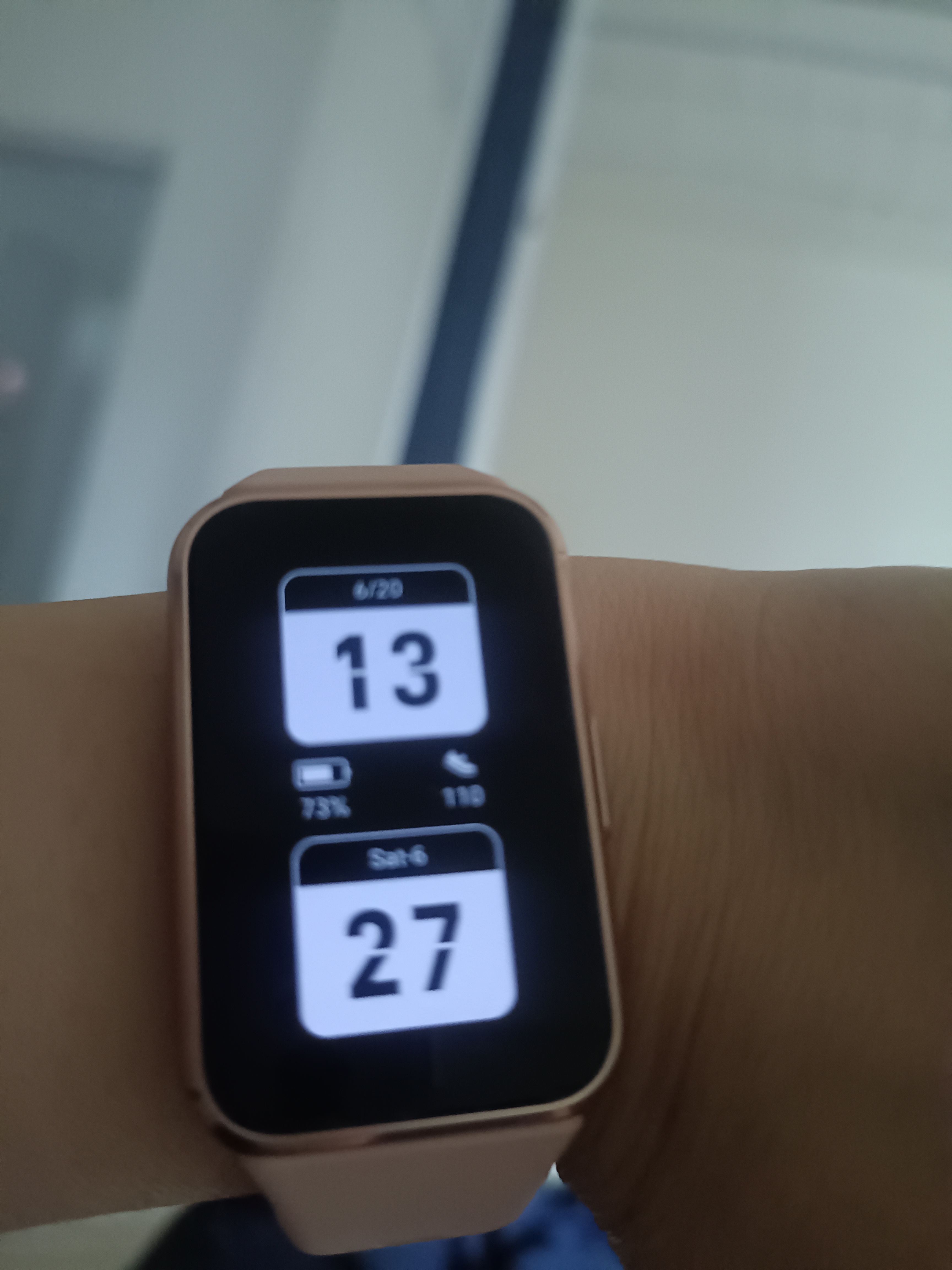 华为（HUAWEI）【咨询享优惠】手环 11标准版华为运动智能专业睡眠分析心律失常提示8.99毫米超薄机身手表10 标准版-星云杏丨铝合金表壳 实拍图