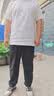 马登工装300g重磅t恤男夏季三本针纯棉正肩短袖男士白色半袖打底衫 黑色 【男生短袖/轻奢高级感体恤/健身T恤】 2XL 【修身版型，合身可拍大一码】 实拍图