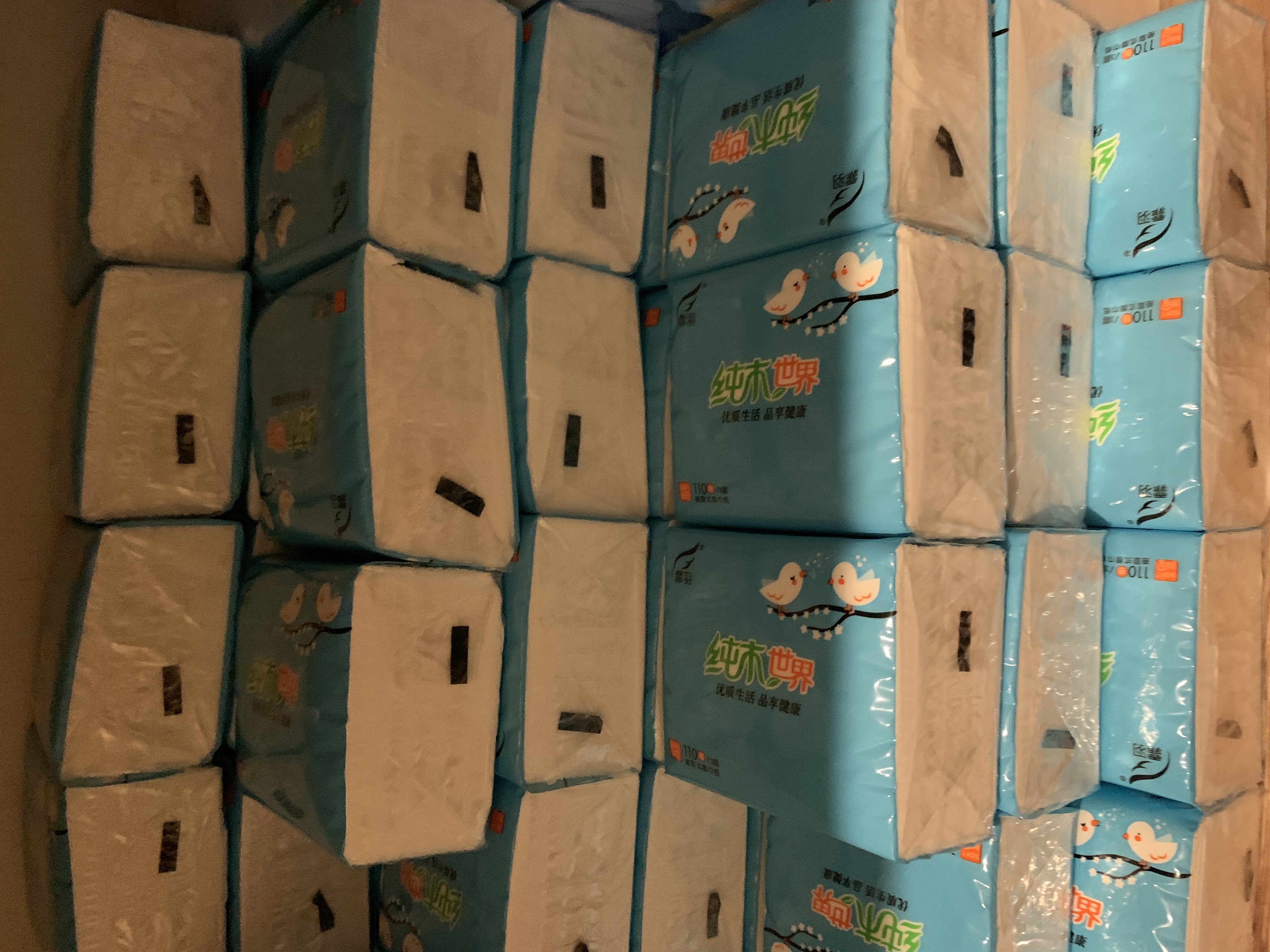 霏羽小方抽纸3层110抽*110包商用酒店火锅店面巾纸餐巾纸整箱F7170 实拍图