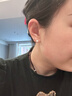VLIFES999银针淡水珍珠耳钉女2026新款养耳洞足银耳环女后挂式耳饰防丢 珍珠耳钉一对 【礼盒装】 实拍图