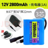 耐杰12V锂电池大容量移动电源伏充电儿童电动玩具车户外电瓶三元小体积 12V真2800mAh锂电池(含充电器) 实拍图