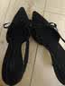 CHARLES&KEITH缎面蝴蝶结尖头高跟凉鞋女生日七夕礼物送女友CK1-60361556 BLACK TEXTURED黑色纹理 39 实拍图