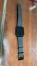 MSSM适用苹果手表表带apple watch爱马仕款iwatch S11小牛皮真皮表带ultra3/2/S10/9/Se3商务表带 黑色 实拍图