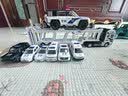 康迪拉家族儿童大号加长双层合金警车玩具男孩运输汽车模型男女孩生日礼物 实拍图