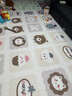 贝博氏babybox爬行垫EPE婴儿宝宝防摔爬爬垫儿童拼接泡沫地垫9片2CM加厚 实拍图