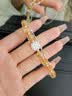 中国黄金（CHINA GOLD）四叶草银手链女2026新款黄水晶手串结婚纪念日礼物送老婆女友生日 实拍图