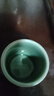 中式祥云龙泉青瓷茶杯主人杯个人专用陶瓷大号单杯功夫茶具品茗杯 青瓷祥云主人杯（梅子青） 105ml 实拍图