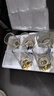 青苹果手握金山白酒杯精致一两杯6只装 加厚水晶玻璃带刻度50ml生日礼物 实拍图
