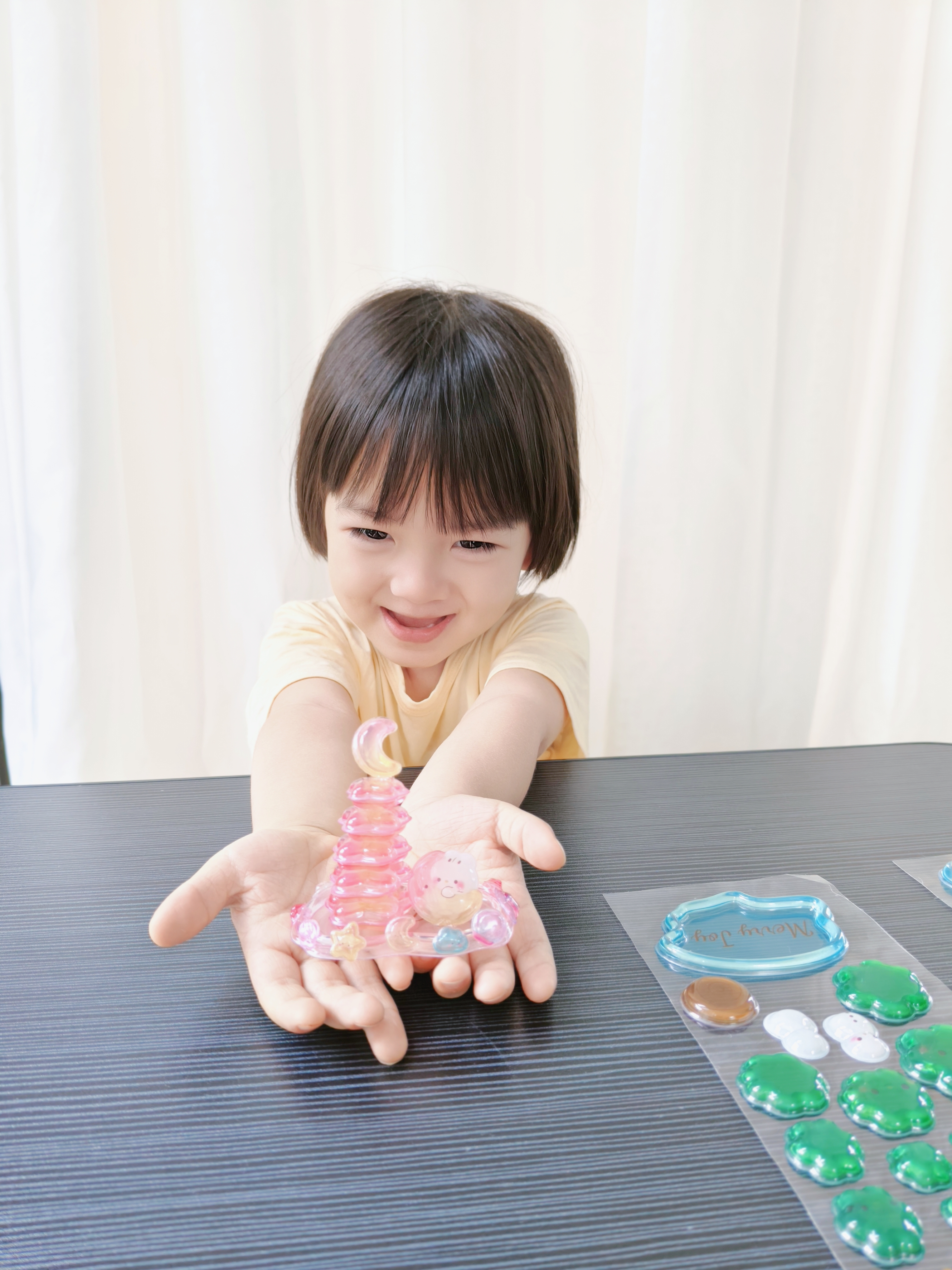 尚美贝贝儿童3D立体浮雕叠叠乐手工diy粘贴画拼装玩具3-6岁女孩童生日礼物 实拍图
