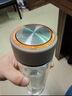 富光 男女士双层玻璃杯 高硼硅玻璃304茶隔水杯子 带茶隔泡茶杯500ml 实拍图