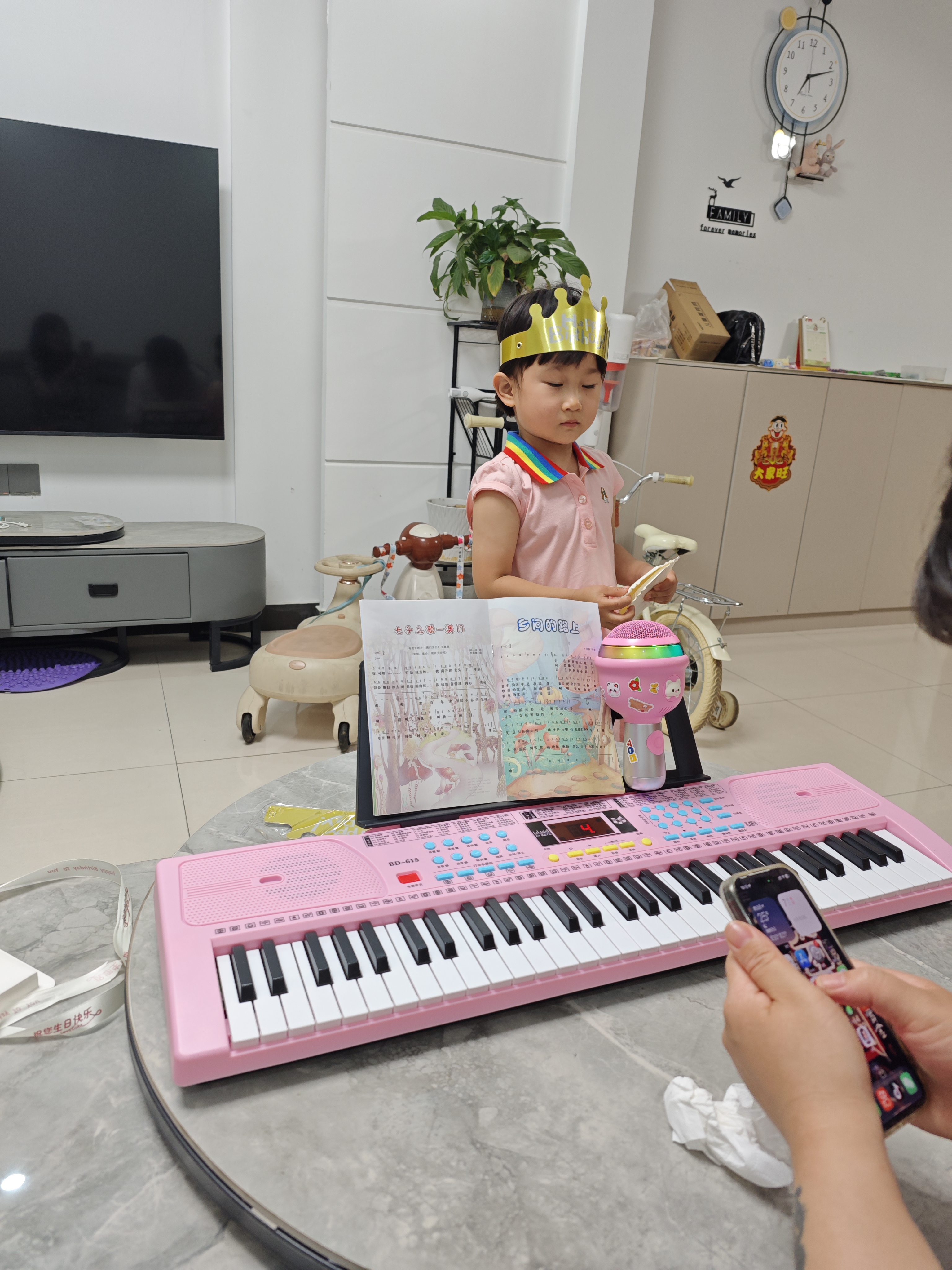 酷火电子琴钢琴儿童6-12岁女孩生日礼物女童玩具3-6岁女生9-15岁实用 实拍图