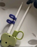 babycare儿童训练筷自动回弹学习筷虎口3-6岁筷蒂普奇绿-无收纳盒宝宝饭盒 实拍图