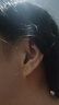 中国黄金（CHINA GOLD）黄金耳钉女士999足金雪花耳钉一对618生日礼物送女朋友老婆 【京速达】足金耳钉约0.8g【甄选礼盒】 晒单实拍图