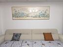 瑞尚（RUISHANG） 新中式客厅装饰画大气山水画横版沙发背景墙画挂画轻奢晶瓷壁画 千里江山图 210*70/晶瓷面/适合3m沙发 实拍图