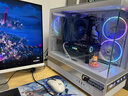 先马（SAMA）小惊鸿屏显版 白色MATX海景房游戏电脑机箱 硬件状态显示/270°全景/支持360水冷/9风扇位/Type-C 实拍图