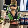 雷蛇（Razer）旋风黑鲨V2X 有线头戴式电竞游戏耳机耳麦 被动降噪 吃鸡神器 绿色 适配三角洲行动 实拍图