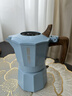 MHW-3BOMBER轰炸机[礼物]双阀摩卡壶意式浓缩手冲咖啡壶煮咖啡便携式咖啡机 海盐蓝(2~3人份)-100ml 双阀 实拍图