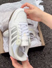 adidas ENTRAP美式校园风运动少年感复古篮球风板鞋男女阿迪达斯 白色/矾土棕/浅蓝   40 实拍图