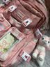 爱迪生发明家初中生书包贝儿小学生大容量女生减负双肩背包 2260-1 粉色大号 实拍图