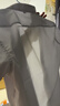 罗蒙（ROMON）纯色商务职业正装男士白衬衫工装男装短袖衬衣男CS72白色L 实拍图
