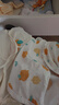 贝瑞加（Babyprints）宝宝连体衣2件装婴儿短袖包屁衣夏季纯棉三角爬服A类薄款 黄66 实拍图