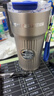 百事保温杯咖啡杯316L不锈钢水杯高颜值便携车载杯子米白620ML 实拍图
