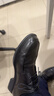 百丽通勤商务皮鞋男夏新商场款透气牛皮正装鞋婚鞋CF01DCM9 黑色(打孔) 41 (255mm) 实拍图