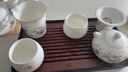 金镶玉功夫茶具整套装陶瓷茶壶杯送人礼品盒高档羊脂玉白瓷 胜境 实拍图