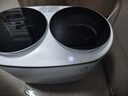 美的（Midea）双子座 波轮洗衣机全自动 1KG迷你内衣洗 分区洗衣机 专业除菌螨 MNBB10VH70E 以旧换新 实拍图