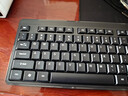 联想（Lenovo）KM210键盘鼠标套装 有线键鼠套装 全尺寸商务办公  笔记本电脑键盘台式机一体机 黑色 实拍图