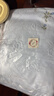 金号纯棉枕巾 家用寝室宿舍吸水吸汗枕巾 加大加厚 80*50cm 刺绣小花 蓝色2条 实拍图