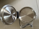 美的（Midea）小钢炮电饼铛钛钢0涂层不锈钢2026年新款 家用小型40mm加大加深双面加热烙饼锅电煎锅京东自营S3ti 实拍图